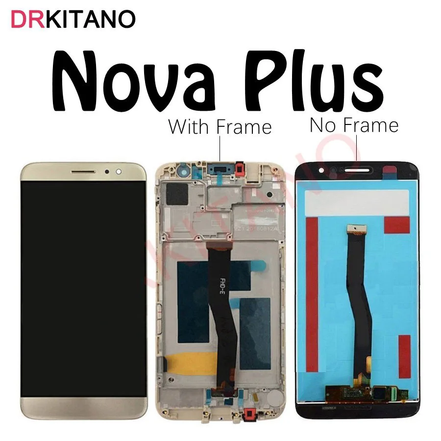 Дисплей с тачскрином DRKITANO для Huawei Nova Plus ЖК-дисплей дисплей рамкой MLA L01 L11 L02 L03 L12 |