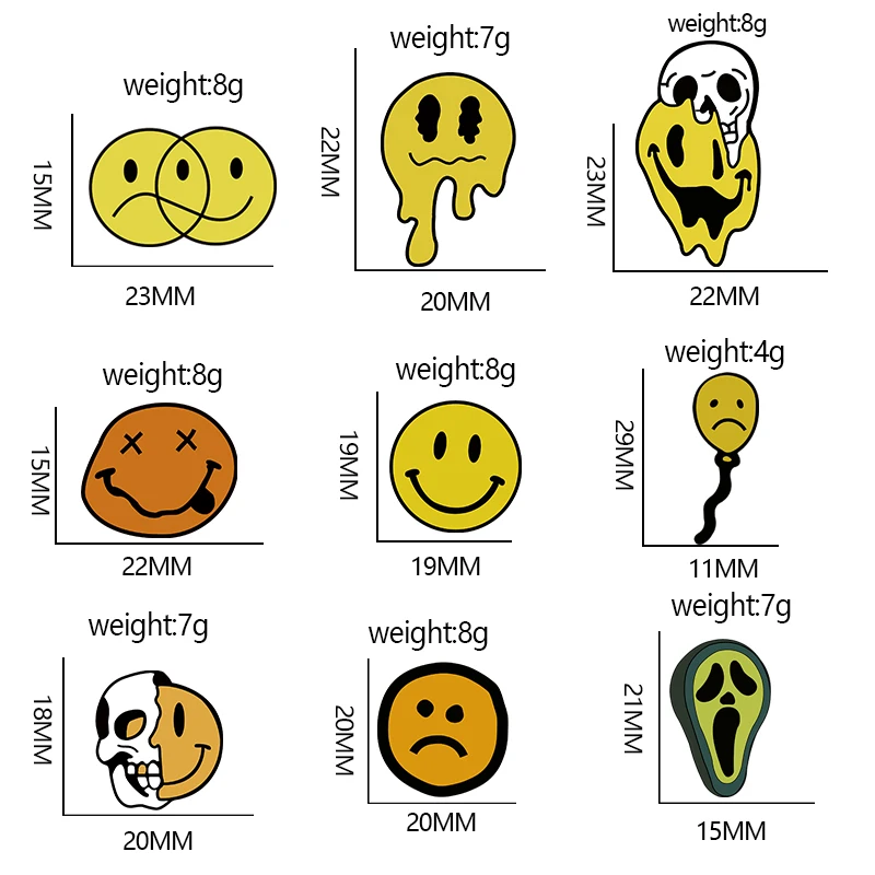 Значки Аватара из страха Дэдпула Акриловые броши Мультяшные аниме булавки со