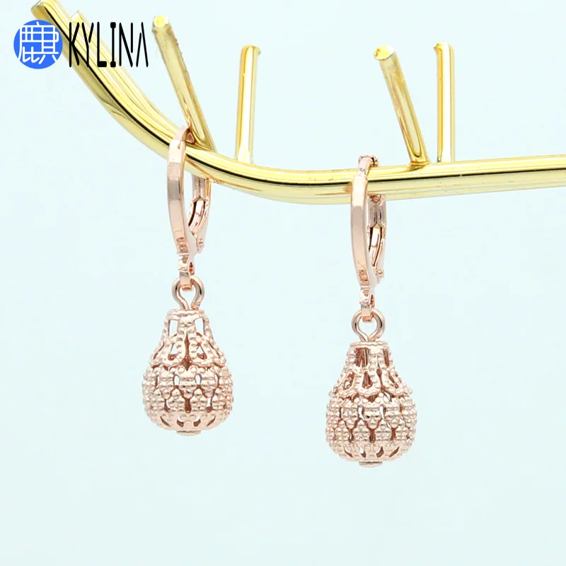 KYLINA модные японские корейские элегантные винтажные богемные Висячие серьги для