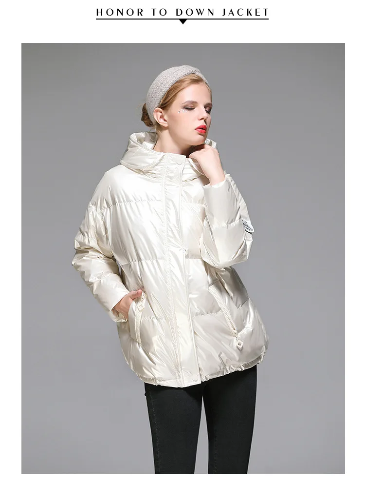 

2020 Winter Women white duck down coat Women's Warm Jacket blue thick Jackets Windproof outwear With Hood clothes lady overcoats