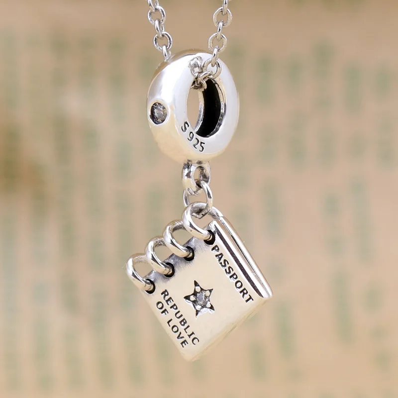 

DoDoFly S925 Sterling Silver Pendant Travel Bracelet Bead Fit Original Charms Bracelet