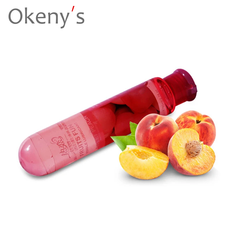 Fruit Flavor Strawberry Edible Lubricants Oil 80ml Sex Enhancement Lubricant Lube Water Based gay sex | Красота и здоровье