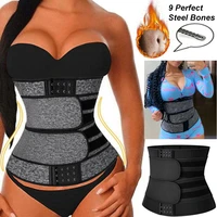 women waist trainer corset trimmer belt waist cincher neoprene body shaper slimming sports girdle weight loss shapewear