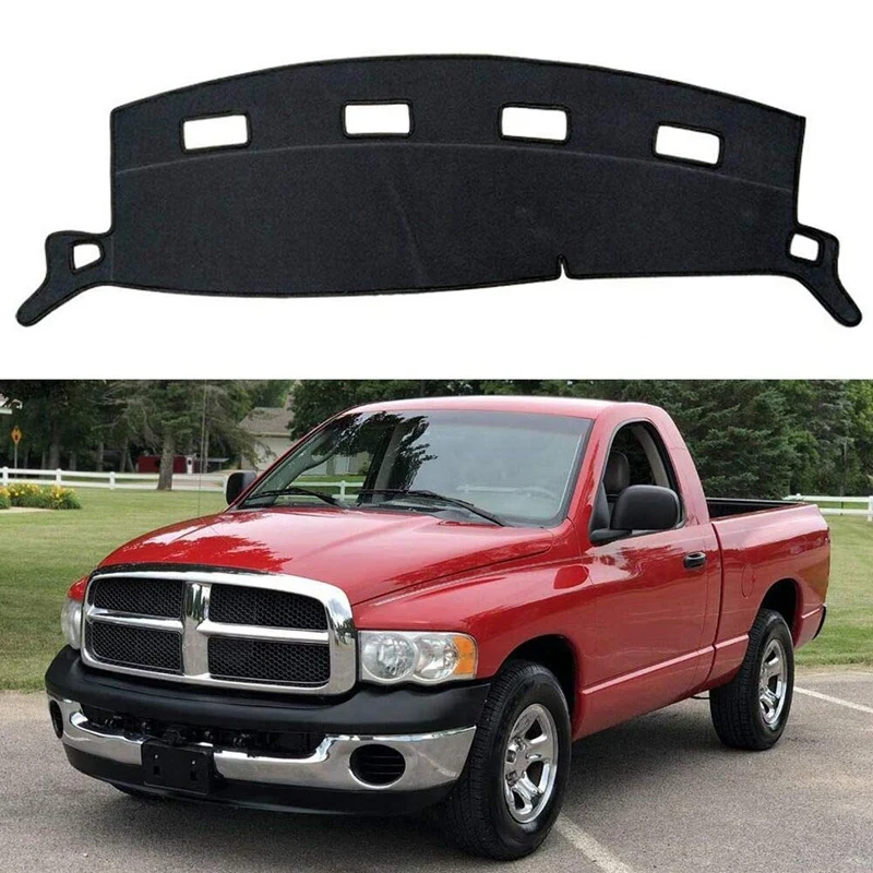 Крышка приборной панели черный коврик для ковра защита под заказ Dodge Ram 1500 2002 2005 2500