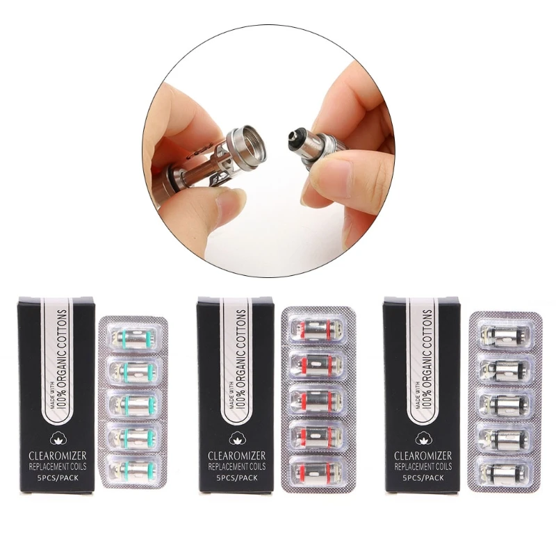 Новые товары в 2021 10 г. шт./лот комплект сменных головок катушки для Justfog C14 Q14 Q4 Q16/1 6