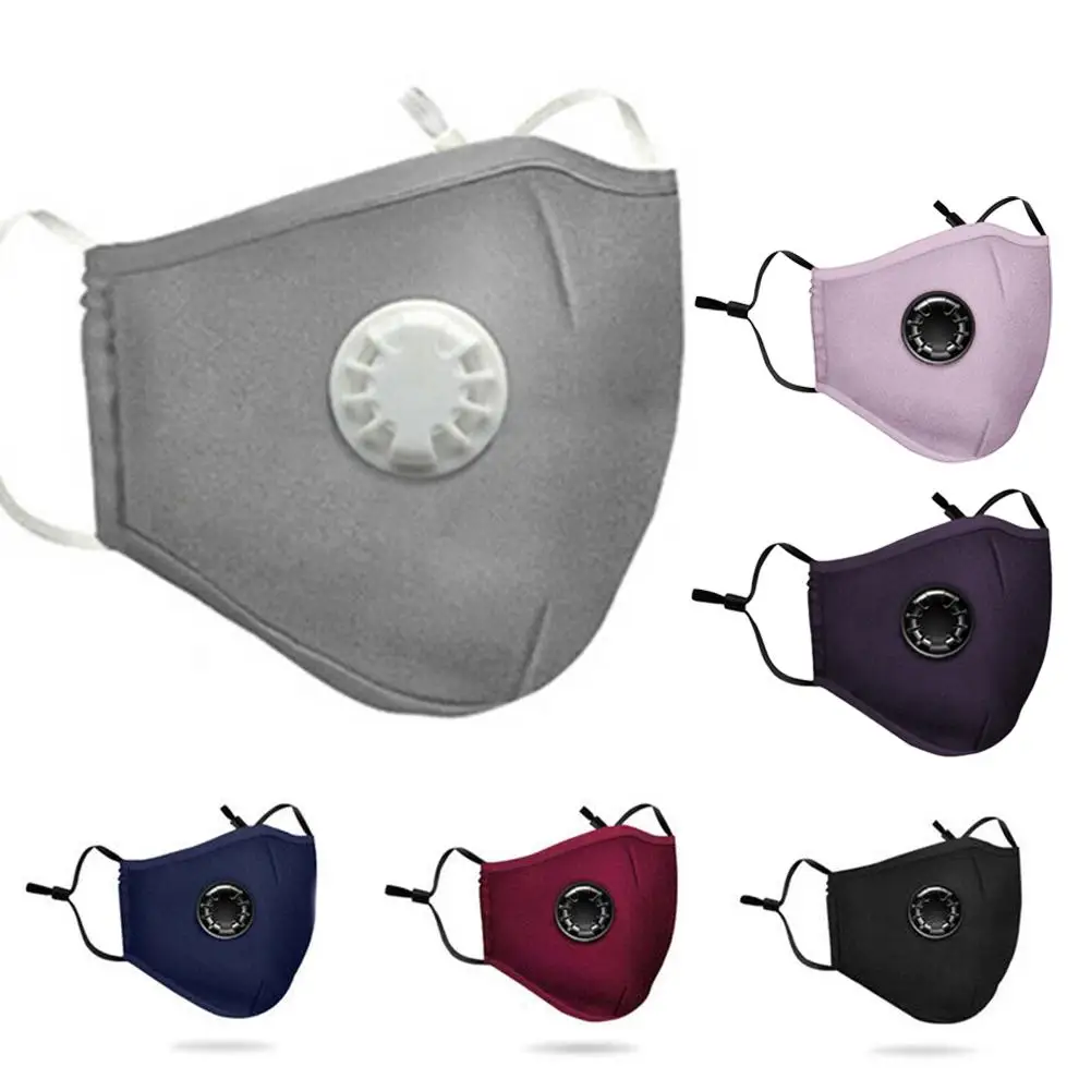 Cotton Reusable Mouth Mask Cover Respirator Activated Carbon Filter PM2.5 Anti-Dust Face + 2pcs Masks Fast Delivery | Красота и