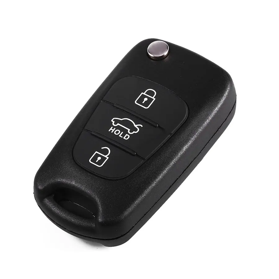 Сменный Чехол для автомобильного откидного ключа с 3 кнопками складной чехол KIA