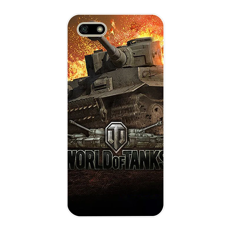 Мягкий Силиконовый ТПУ чехол 081FG world of tanks для huawei Honor 7a 5 45 pro 7 7c 7x y5 2018 чехол|Бамперы|