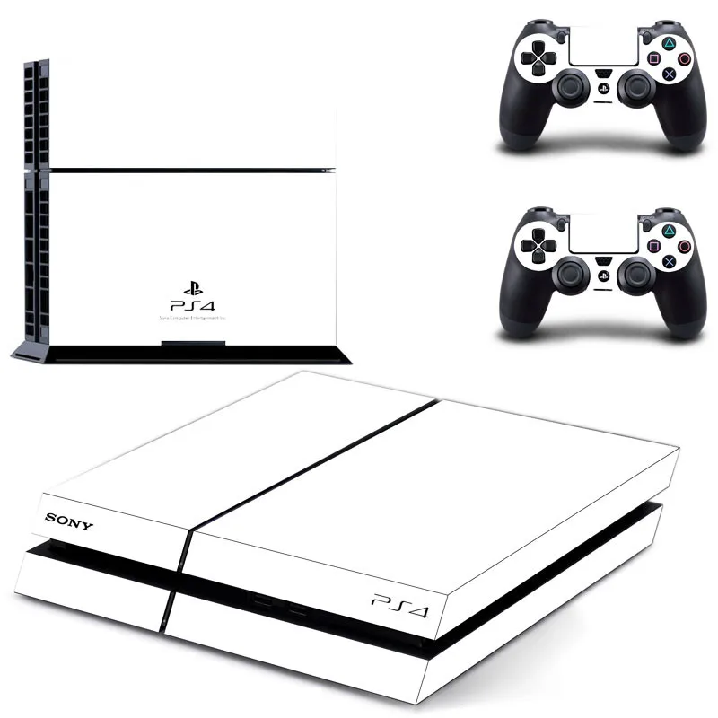 

Чистый белый прозрачный цвет PS4 стикер s Play station 4 наклейка на кожу наклейки для PlayStation 4 PS4 консоль и оболочки контроллера
