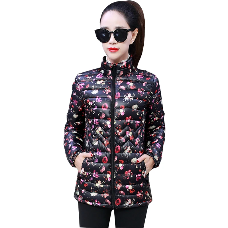 Модная женская теплая зимняя пуховая хлопковая куртка 2020 Женская облегающая