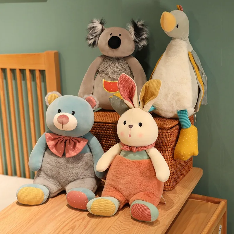 2022 симпатичное животное искусственная медведь кролик дикая гусь мягкая кукла