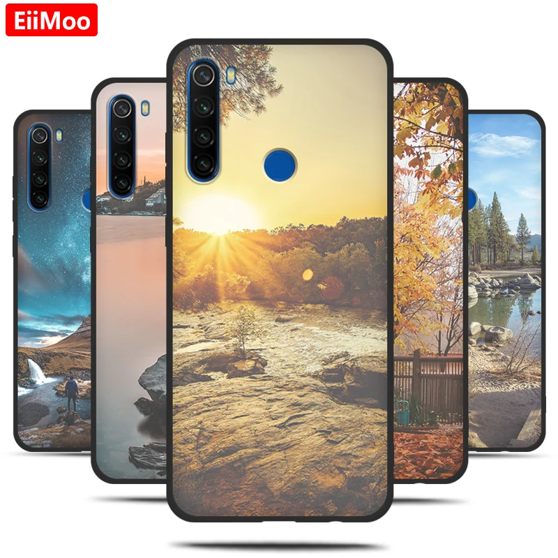 Чехлы EiiMoo для телефонов Xioami Redmi Note 8 T чехол 6 3 дюйма модный силиконовый мягкий с