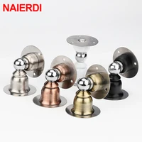 naierdi stainless steel magnetic nail free doorstop sticker toilet hidden door holders catch floor door stops door hardware