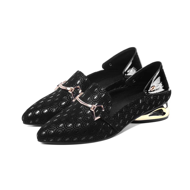 FEDONAS/ г.; элегантные женские туфли-лодочки из овечьей кожи с винтажным принтом; Простые Вечерние офисные туфли; женские туфли на необычном каблуке