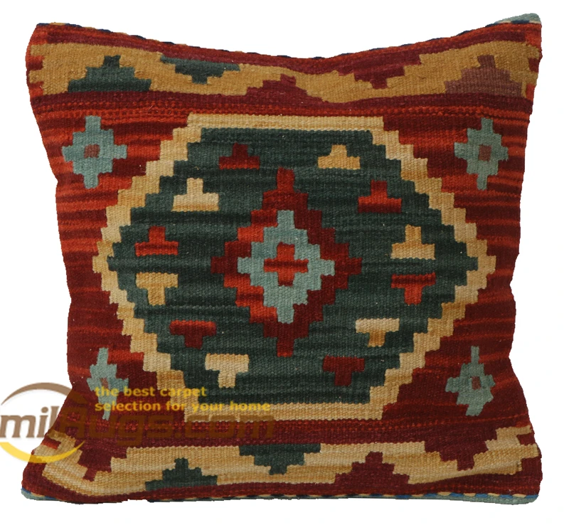 luxury cushion cover Kilim Cover Handmade Hand Made Wool Chritma Decoration For Home Cae | Дом и сад