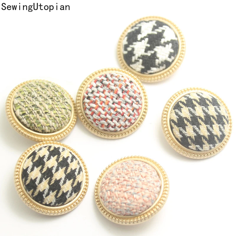5 шт. 30 мм металлические кнопки для одежды Швейные аксессуары на одежде женские