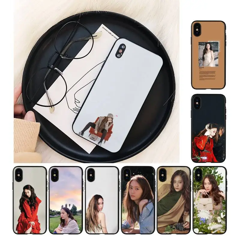 

krystal jung Phone Case For iPhone 11 8 7 6 6S Plus X XS MAX 5 5S SE 2020 XR 11 pro DIY Custom Cover