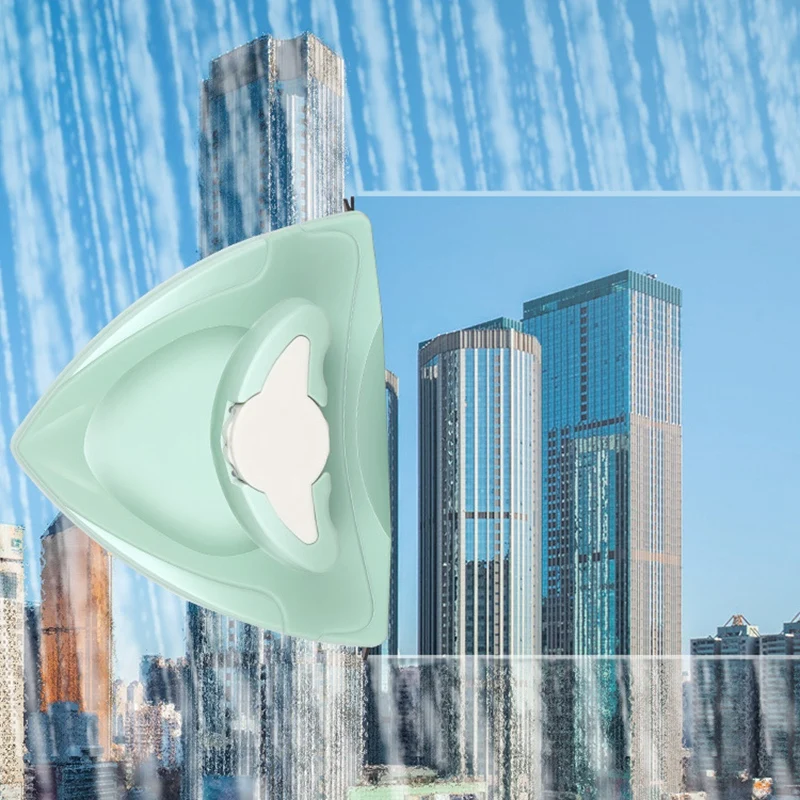 

Magnetic Window Cleaner for Double Glazing, Adjustable Magnet Force Double Sided Glass Cleaning Equipment