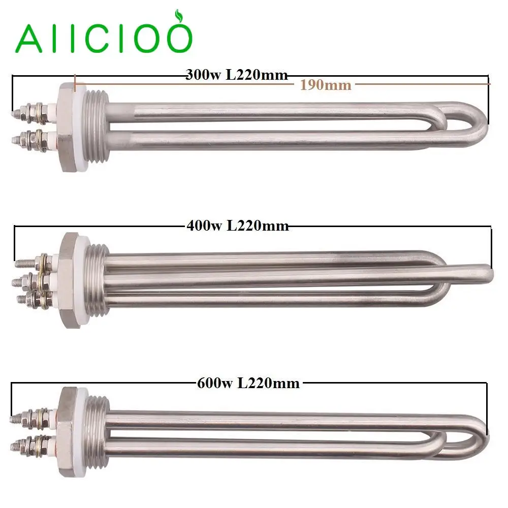 Погружной нагреватель AIICIOO 12 В нагревательный элемент погружной трубчатый