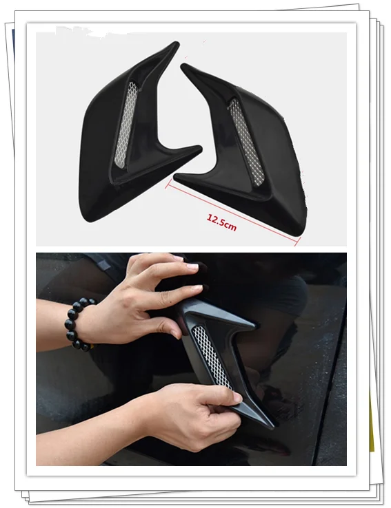 2 шт. автомобильные наклейки на боковую часть как вентиляция крыло наклейка для