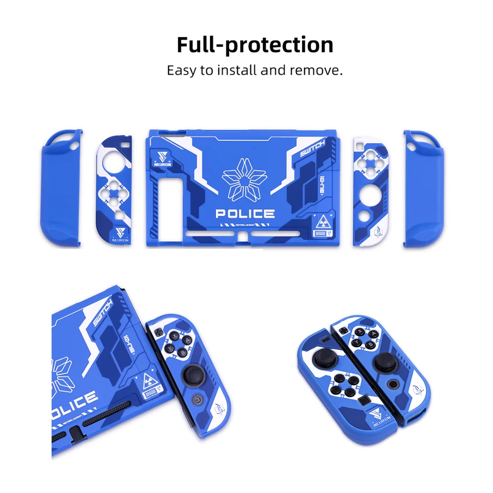 MONCON Чехол для Nintendo Switch астральная цепочка тематический дизайн синий разрез