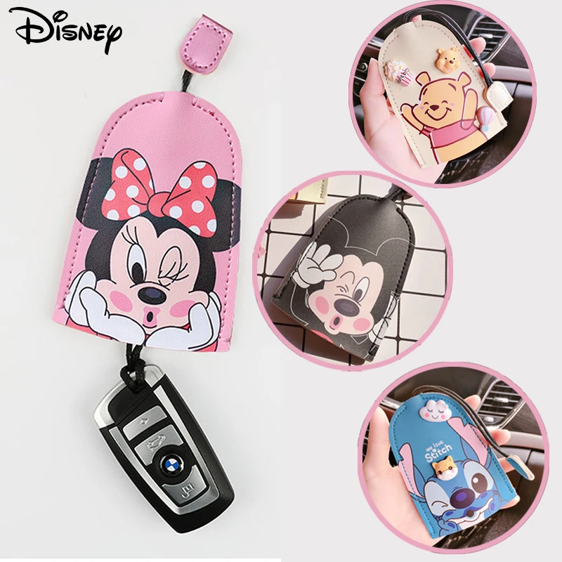 Кожаный брелок для ключей с изображением Микки Мауса | Игрушки и хобби