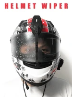 motorcycle helmet windshield wiper waterproof usb safety with wiper bicycle helmet engine full face mtb road bike equipment
