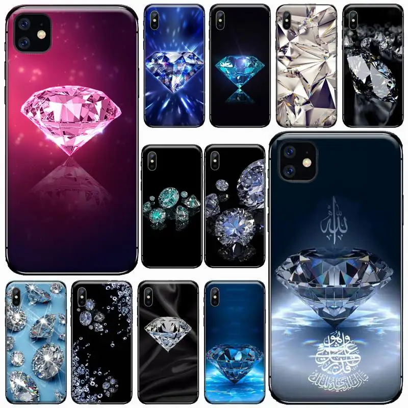 

Diamond luxury shiny fashion Phone Case for iPhone 11 12 pro XS MAX 8 7 6 6S Plus X 5S SE 2020 XR Soft silicone