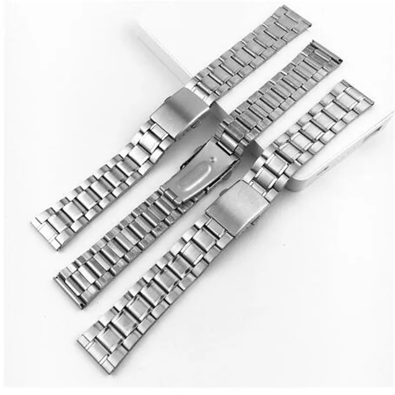Watch Strap 22mm 20mm 18/16/14/12 Watch Band Stainless Steel Watch Bracelet Silver Watch Belt Correa Pulseira Watch Luxury Band