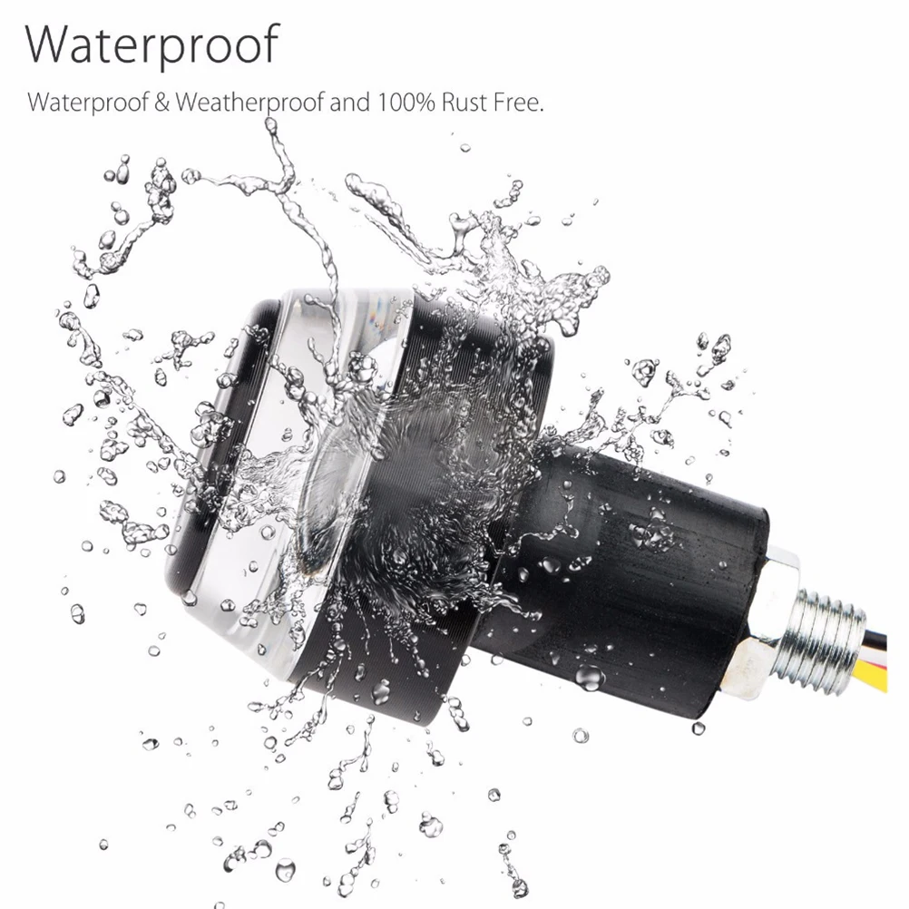 2 шт. мигающая ручка для руля указатель Поворота Боковой габаритный фонарь 12 В