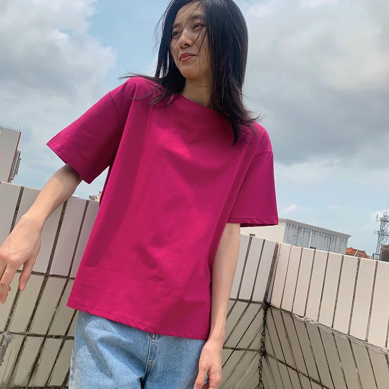 

2020 Women Short Beige Sleeve Shirt Top Garment