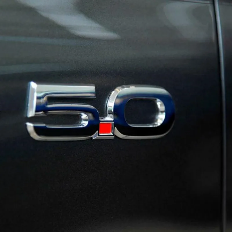 Автомобильная наклейка 5 0 эмблема заднего багажника металлическая для Ford Mustang GT