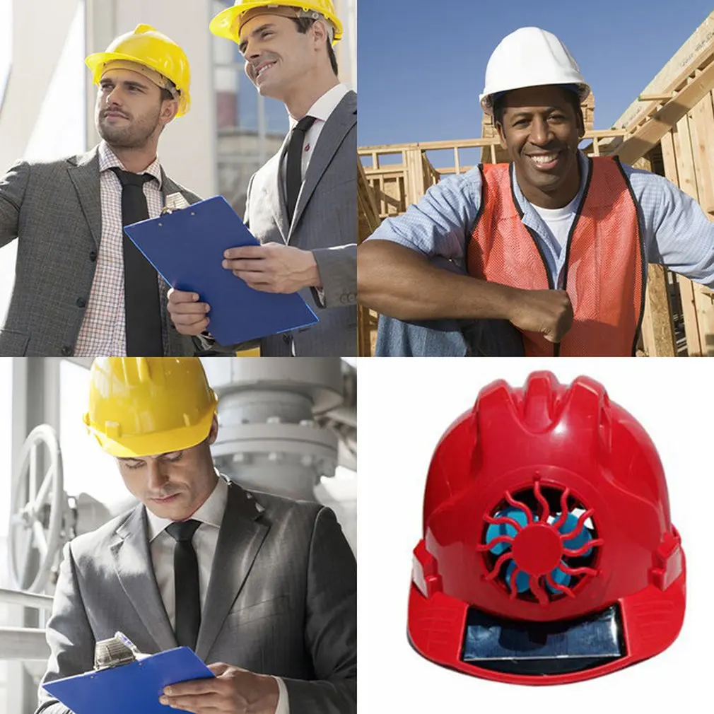 

Safety helmet with fan 2.0 construction shading sun protection solar charging helmet construction helmet air conditioning hat