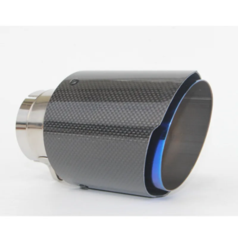 1X Универсальный для Akrapovic автомобильный глянцевый наконечник выхлопной трубы из