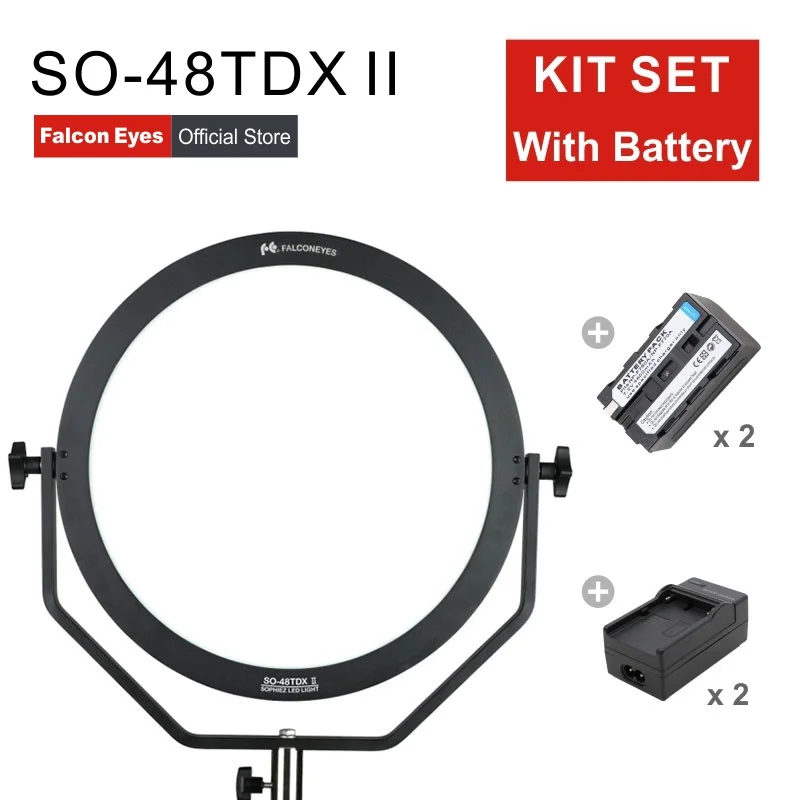 Falcon Eyes LED Soft Beauty Panel светильник 48W двухцветный непрерывный свет ing Video Film Studio Photography