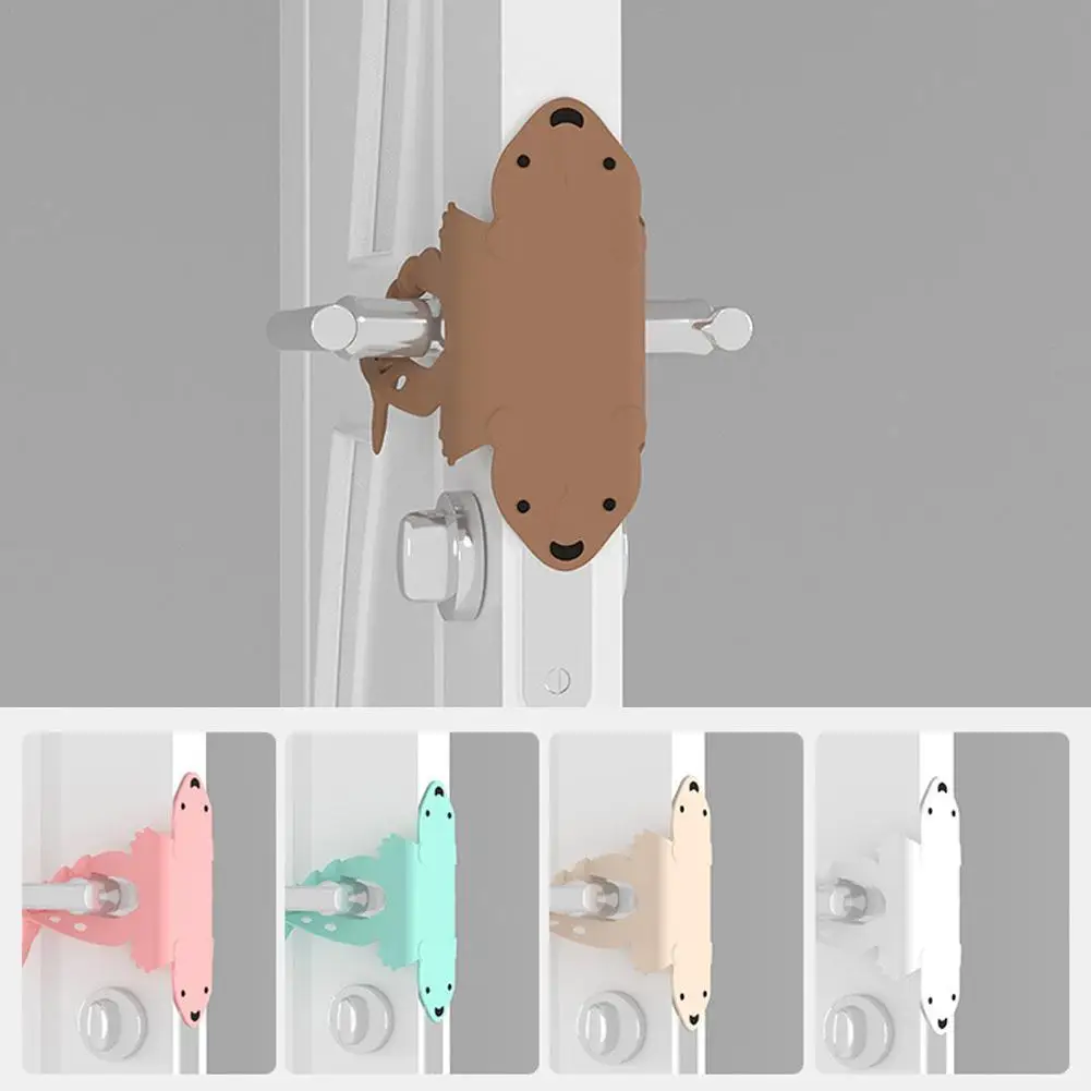 

Silicone Baby Room Door Mute Lock Doorknob Bedroom Door Stopper Cover Anti-collision Impact Door Pad Buffer Door Protection M4J7