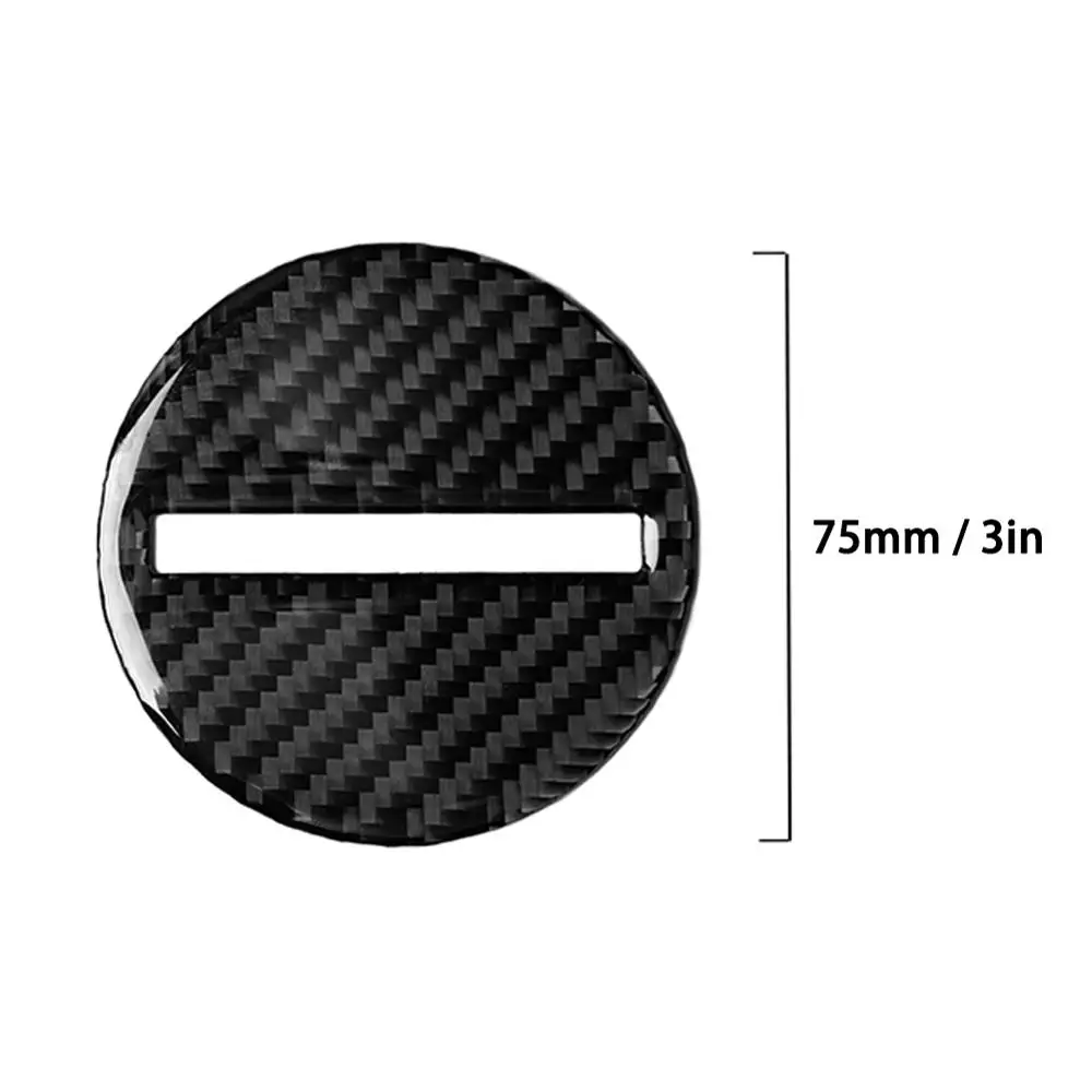 Car Carbon Fiber Center Steering Wheel Panel Trim Cover Sticker For Chevrolet Camaro 2017-2019 | Автомобили и мотоциклы