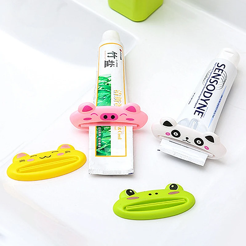 

Выдавливатель для зубной пасты, мультяшный Многофункциональный дозатор для зубной пасты, Бытовые аксессуары для ванной комнаты