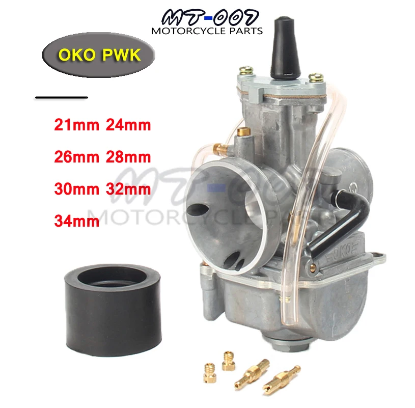 Карбюратор pwk для мотоцикла 4T КАРБЮРАТОР 21 24 26 28 30 32 34 мм с Power Jet Fit Универсальный