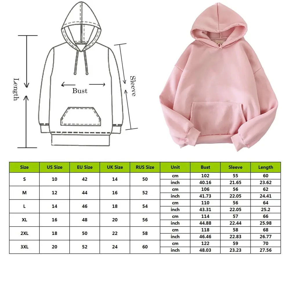 

2021 Women Pink Hoodies Warm Ladies Long Sleeve Women's Casual Hooded Pullover Clothes Sweatshirt Dropshipping clothes