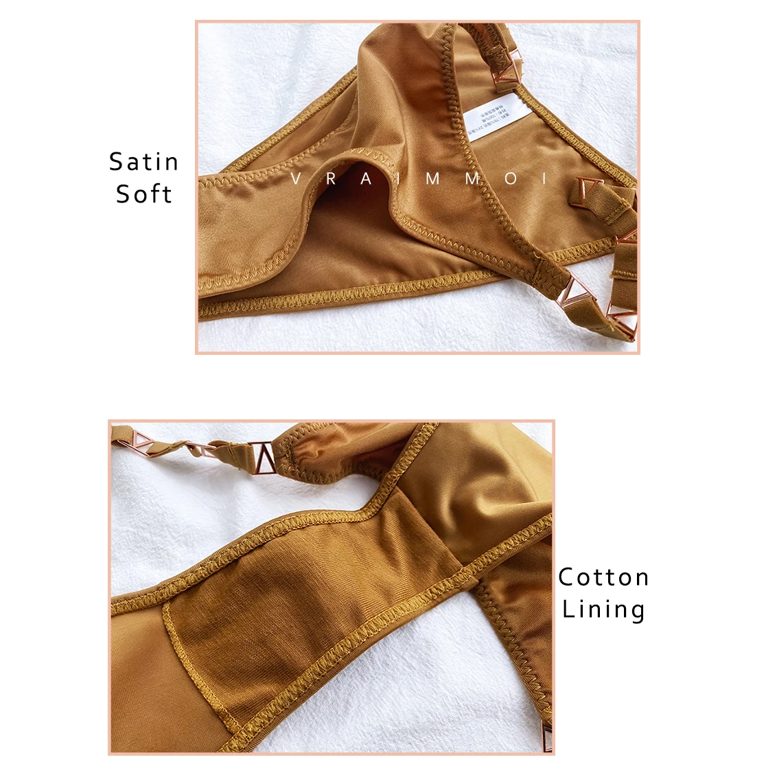 Женское нижнее белье трусы для девочек с металлическими ремешками