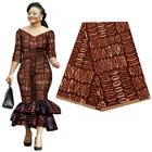 Анкара Африканский Воск принты восковый узор Шлепанцы из ткани в клетку; Материал женские вечерние платье 100% полиэстер Горячая Распродажа набедренной повязки, ярдов