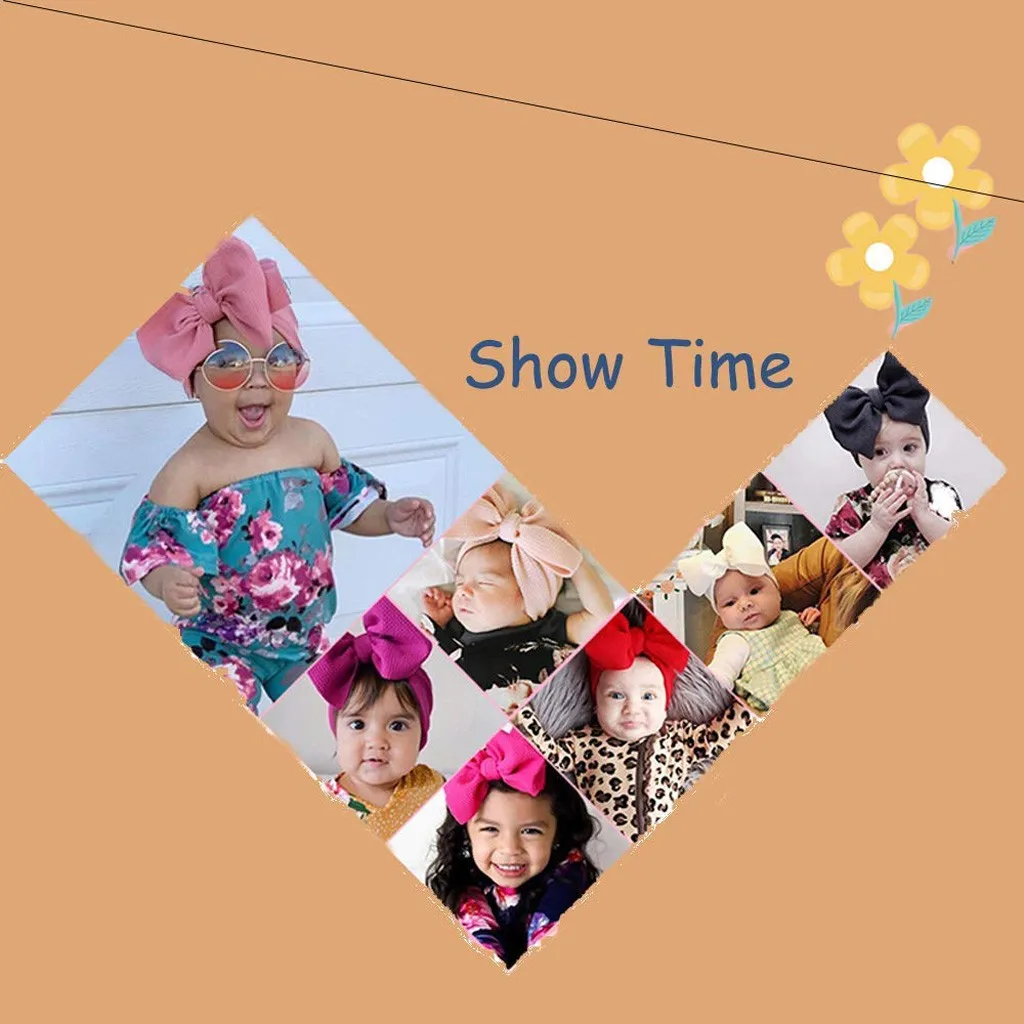 Baby Children's Nylon Soft Hair Accessories Band 8 Sets Of Jewelry Gifts Simple and Comfortable Headband |
