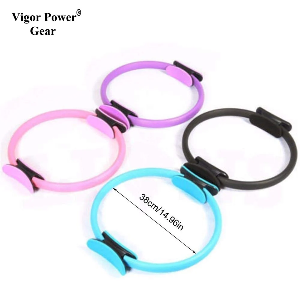 Кольцо для занятий йогой и пилатесом с двойным захватом волшебное кольцо спортом