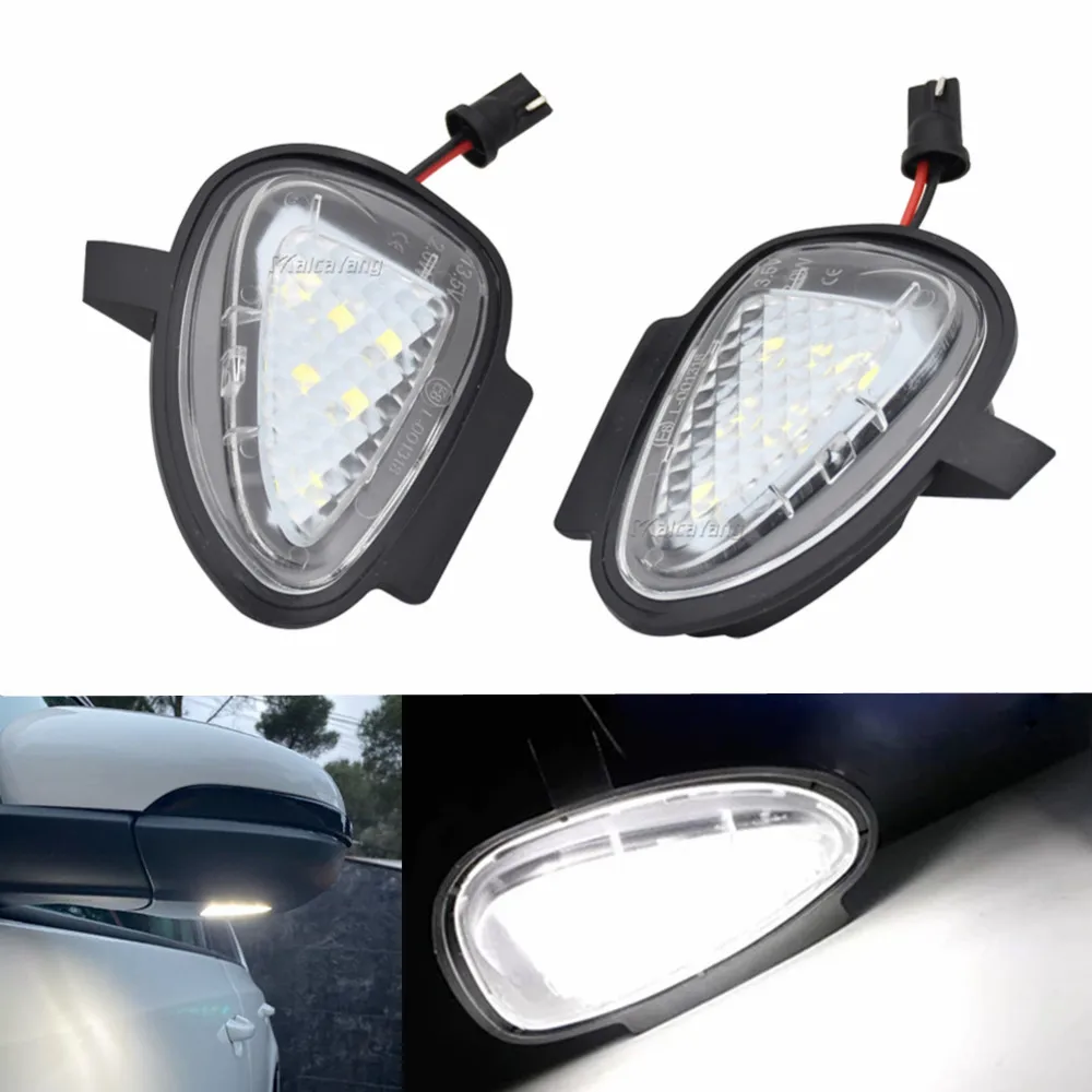 

2PCS Led Under Side Mirror Puddle Light For Volkswagen VW Golf 6 GTI Passat B7 Cabriolet Touran Accessories Led Courtesy Lights