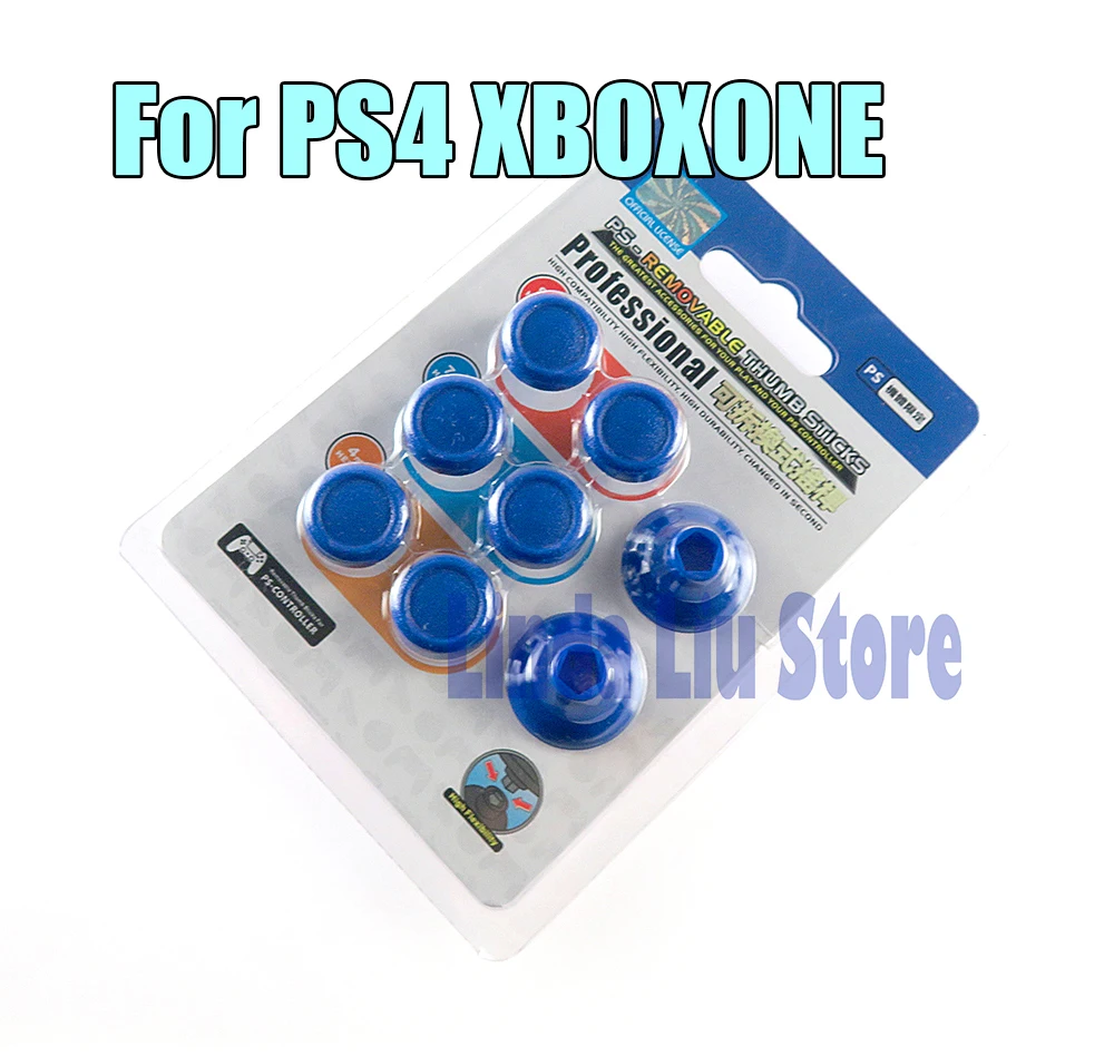 

8/14 in 1 Enhanced Black Thumbsticks Joystick Caps Covers Custom for Sony PS4 Playstation PS4 Slim XBOX ONE Controller 20sets