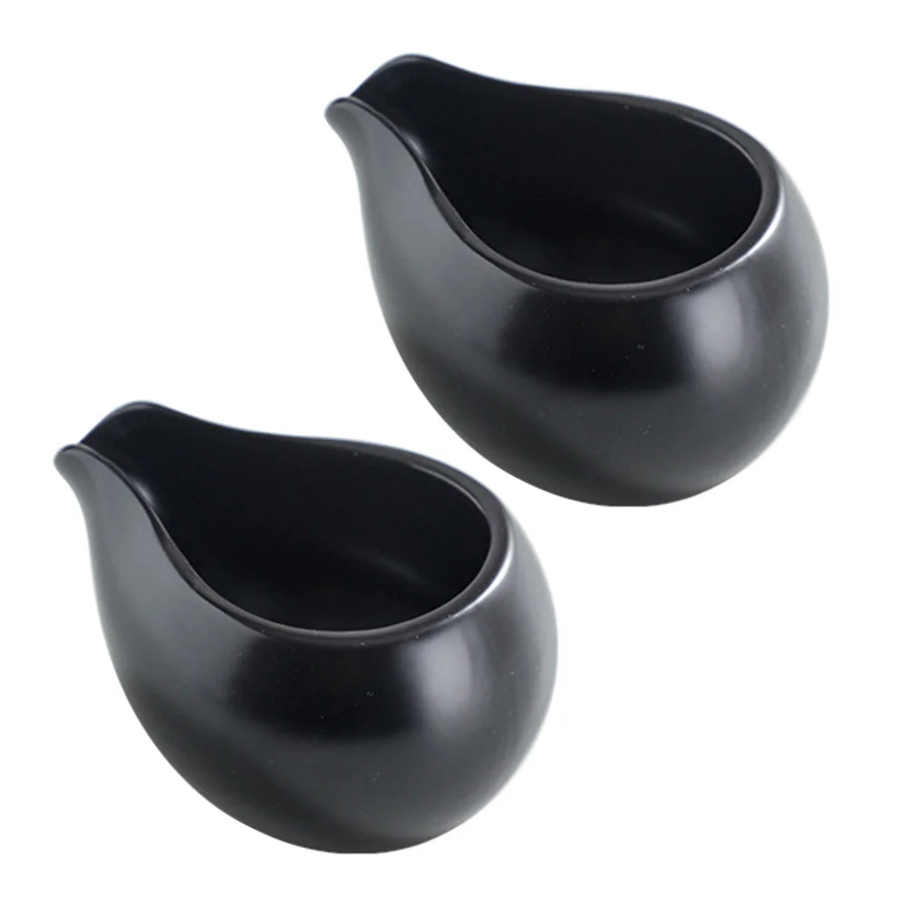 

2Pcs Ceramic Jugs Ceramic Creamers Sauce Pitchers Ceramic Containers