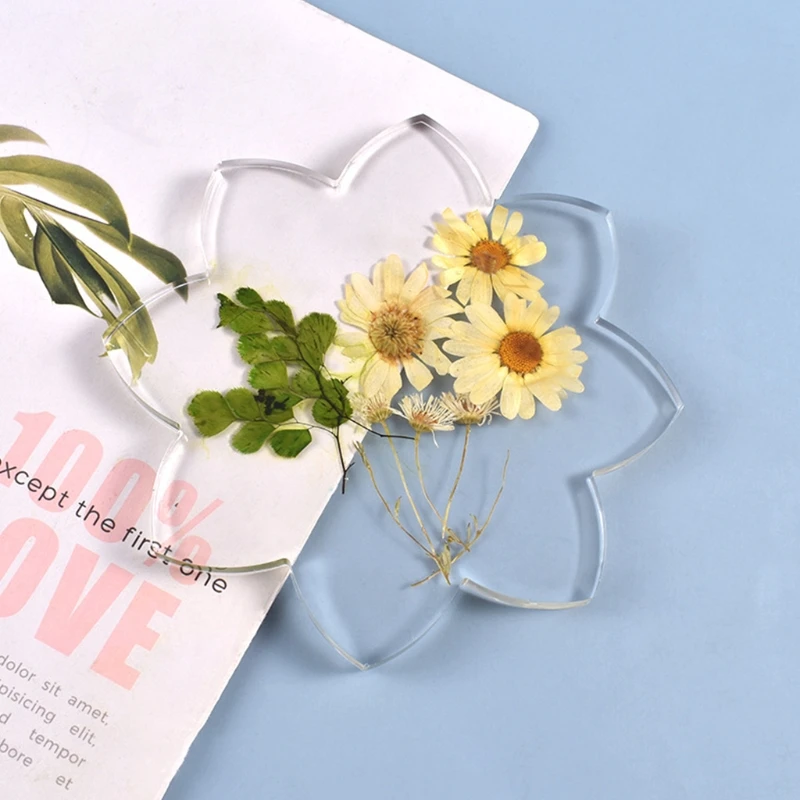 

Lotus Coaster Tray Cup Mat Silicone Mould DIY Crafts Ornaments Decorations Making Tool Crystal Epoxy Resin Mold