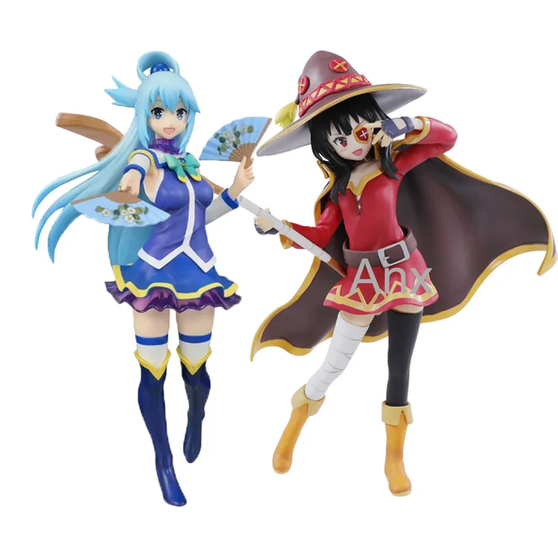 Фигурка аниме благословение этому замечательному миру ПВХ экшн фигурка Aqua Megumin