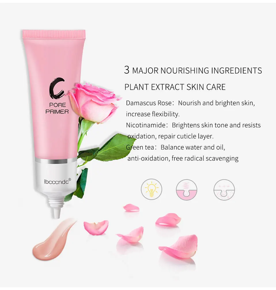 Основа под макияж праймер для макияжа база осветления лица гладкой кожи